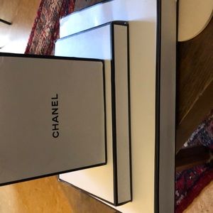 Chanel black vanity set